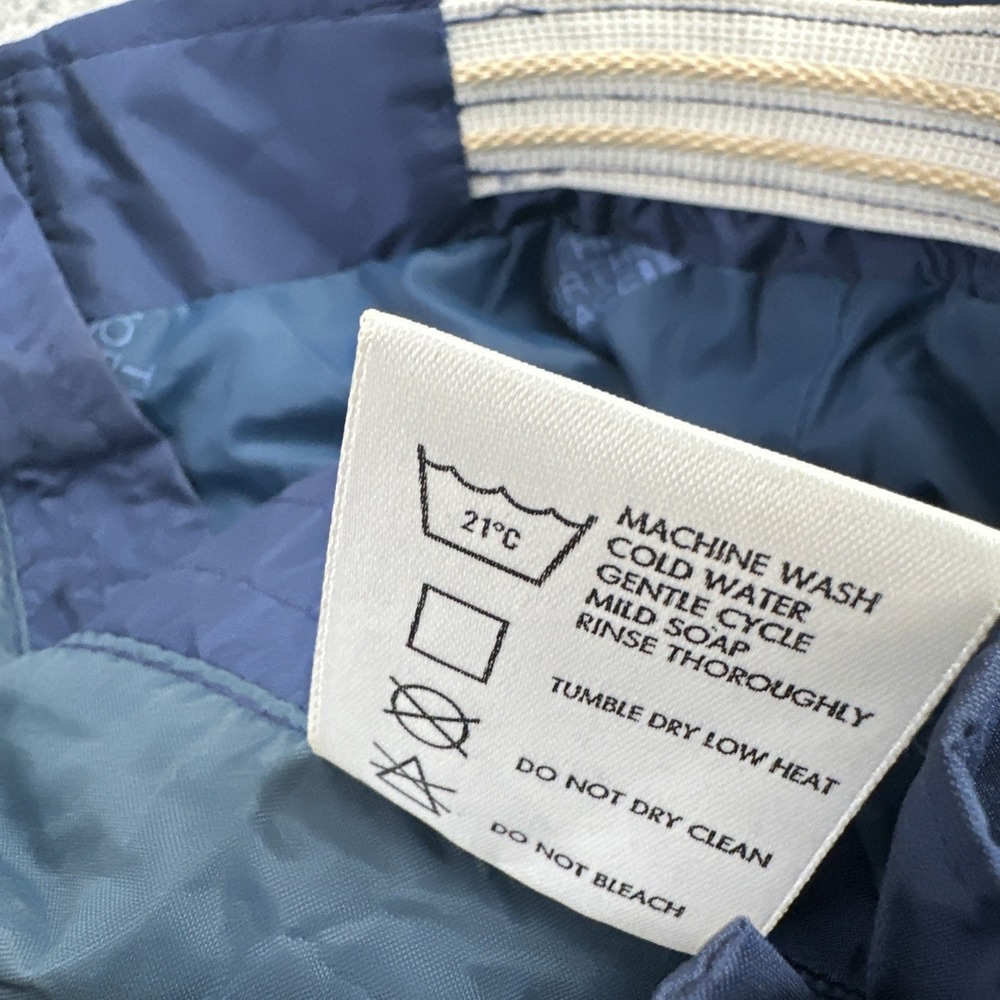 VTG 80s The North Face Gore-Tex Nylon Pants Men Medium Blue Side Zip Made in USA - Picture 5 of 16